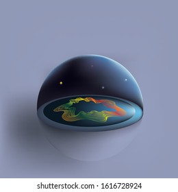 Spectral wave in decomposition in color. 
