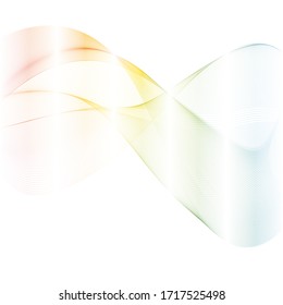 
onda espectral en un elemento de diseño de fondo claro