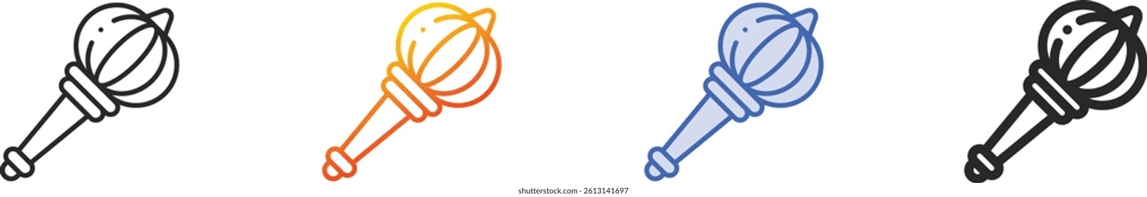 spectre icon.Thin Linear, Gradient, Blue Stroke and bold Style Design Isolated On White Background