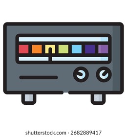 Spectrometer Modern Vector Icon – Minimal Illustration Symbol Template for Web Mobile App UI Design