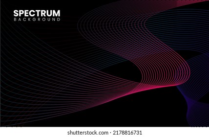 Fondo del espectro. fondo ondulado abstracto. Ola Rítmica de Sonido. Fondo del espectro. Resumen de fondo de onda colorida.