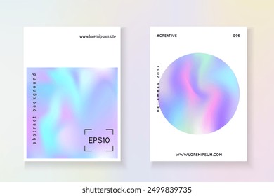 Spectrum Background. Minimalist Poster. Violet Geometric Cover. Plastic Screen. Color Pattern. Chrome Effect. Business Prism Backdrop. Pink Spectrum Background