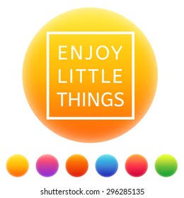 Spectrum circles design template, for quotes, text, logotypes etc.
