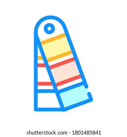 spectrum for color matching color icon vector. spectrum for color matching sign. isolated symbol illustration