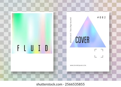 Spectrum Fluid. Violet Iridescent Label. Business Metal Template. Minimalist Background. Digital Screen. Gradient Texture. Vintage Design. Pink Spectrum Fluid