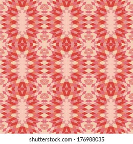 Spectrum geometric background made of rhombuses. Pixel art.