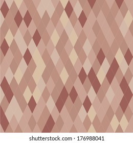 Spectrum geometric background made of rhombuses. Pixel art.