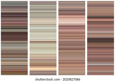 Spectrum gradient vector in reddish pastel, green marine, sulfuric water, iron soil, brownish colors. RGB - CMYK offset, trend color list palette. Created using AI CS6.