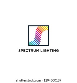 Spectrum Light logo design inspiration - vector