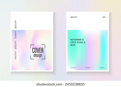 Spectrum Mesh. Geometric Pattern. Graphic Design. Business White Brochure. Blue Gradient Paper. Minimalist Background. Memphis Concept. Violet Spectrum Mesh
