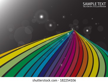 Spectrum modern  background vector  illustration -  Vector spectrum arranged template background illustration