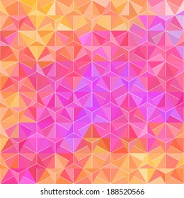 Spectrum Pattern of Rhombus Element. Texture with Flow of Colors.