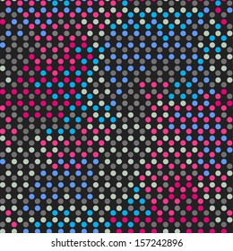 spectrum points seamless pattern