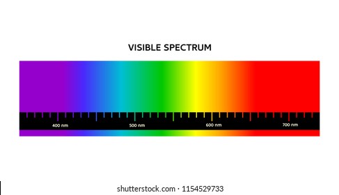 Spectrum Portion Electromagnetic Spectrum That Visible Stock Vector ...