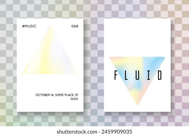 Spectrum Presentation. Holograph Mesh. Pink Hologram Paper. Vintage Design. Minimal Foil. Business White Backdrop. Modern Banner. Purple Spectrum Presentation