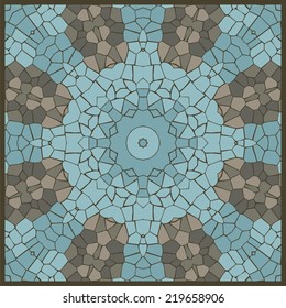Spectrum seamless geometric background made of rhombuses, pixel art, stock vector. Modern stylish texture. 