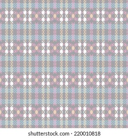 Spectrum seamless geometric background made of cell, tartan, rhombuses, pixel art, stock vector. Modern stylish texture, can be used for wallpaper, pattern fills, web page background,surface textures 