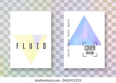 Form des Spectrums. Abstrakte Masche. Farbmuster. Digitaler Bildschirm. Bunte Prismenabbildung. Moderner Banner. In: Violet Minimal Flyer. Lila Spectrum Form