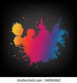spectrum splash paint abstract grunge vector background illustration ink splatter wall design art banner