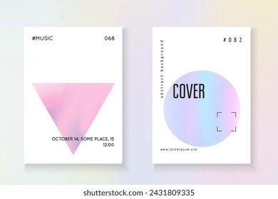 Spectrum Texture. Violet Holograph Cover. Neon Fluid. Business Metal Template. Vintage Concept. Gradient Poster. Graphic Vector. Pink Spectrum Texture