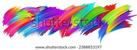 Similar – Image, Stock Photo Background of vivid colored hair