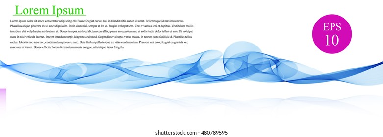 Spectrum wave color. Abstract wavy vector background, colored waved lines for brochure, website, flyer design. Waves line with simple text