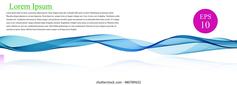 Spectrum wave color. Abstract wavy vector background, colored waved lines for brochure, website, flyer design. Waves line with simple text