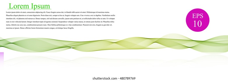Spectrum wave color. Abstract wavy vector background, colored waved lines for brochure, website, flyer design. Waves line with simple text