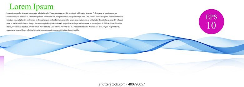 Spectrum wave color. Abstract wavy vector background, colored waved lines for brochure, website, flyer design. Waves line with simple text