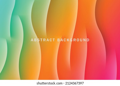 Spectrum waves colorful vector background