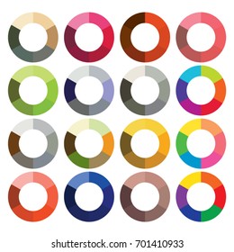 Spectrum wheels with the spectral colors
