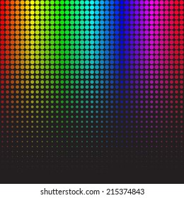 Spectrums representing RGB color space 