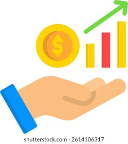 Speculate Icon Flat Vector Illustration