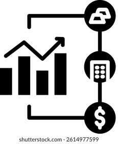 Speculate Icon Glyph Vector Illustration