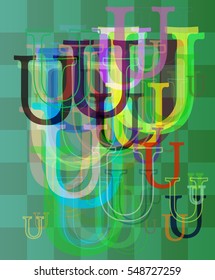 speculative vision in communication, Alphabet U above narrow app