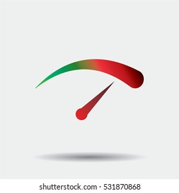 spedometer icon, vector design