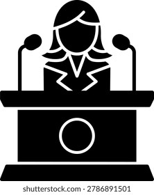 Speech Art vector Icon Design Illustration