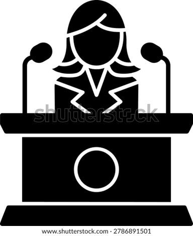 Speech Art vector Icon Design Illustration