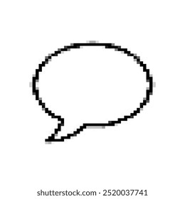 Sprachballon-Chat-Symbol Pixelart