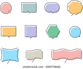 conjunto de vectores de diseño colorido de globo