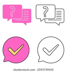 speech balloon vector illustration set