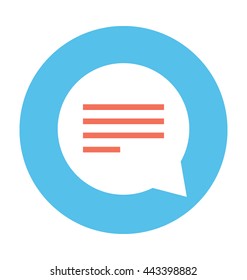 Speech Balloons Vector Icon