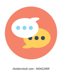 Speech Balloons Vector Icon