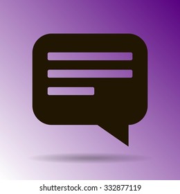 speech bubble
