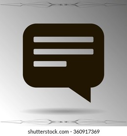 speech bubble