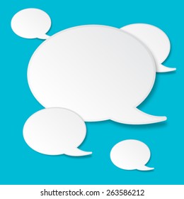 Speech Bubble Background. Vector format