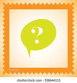Speech Bubble Background. Vector Illustration