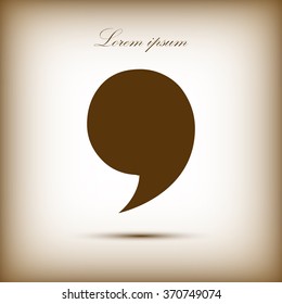 Speech Bubble Background. Vector Illustration