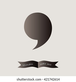 Speech Bubble Background. Vector Illustration