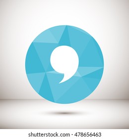 Speech Bubble Background. Vector Illustration